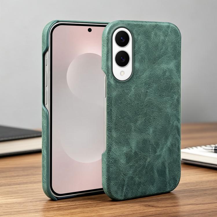 For Galaxy S25 Edge 5G Retro-skin Magnetic Vegan Leather Back Phone Case