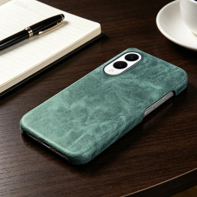For Galaxy S25 Edge 5G Retro-skin Magnetic Vegan Leather Back Phone Case
