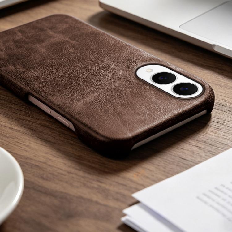 For Galaxy S25 Edge 5G Retro-skin Magnetic Vegan Leather Back Phone Case
