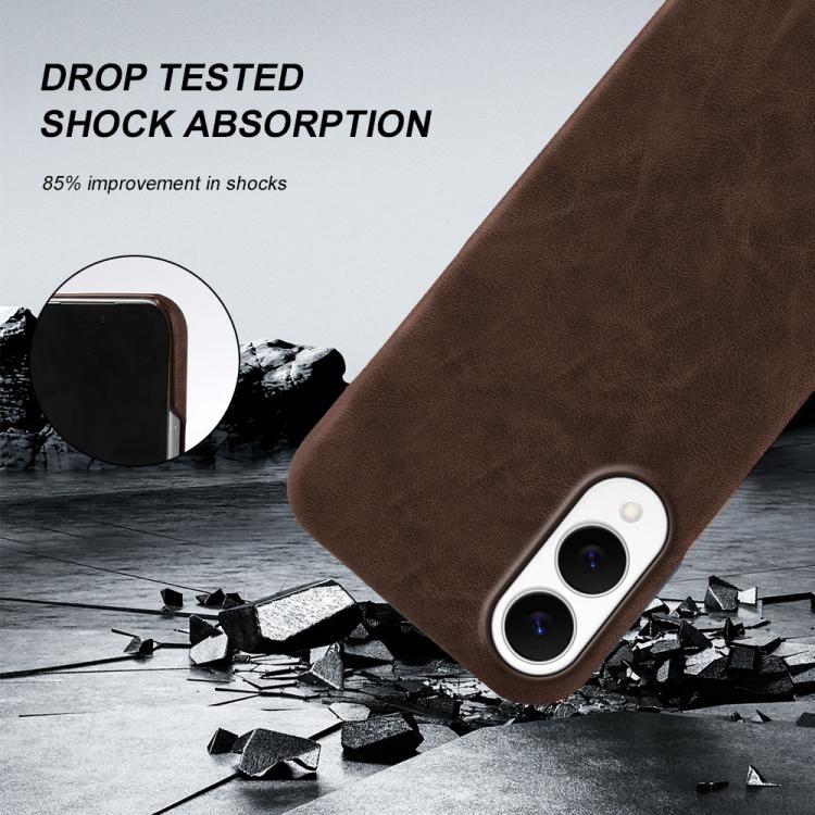 For Galaxy S25 Edge 5G Retro-skin Magnetic Vegan Leather Back Phone Case
