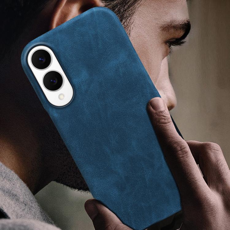 For Galaxy S25 Edge 5G Retro-skin Magnetic Vegan Leather Back Phone Case