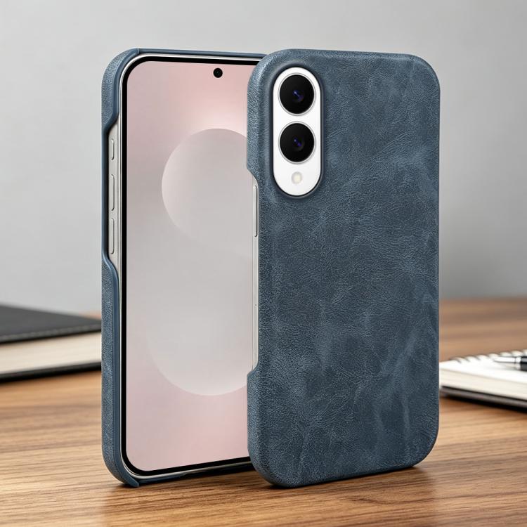 For Galaxy S25 Edge 5G Retro-skin Magnetic Vegan Leather Back Phone Case