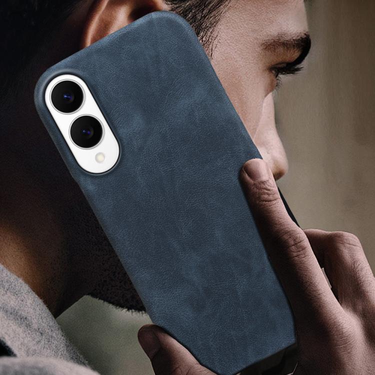 For Galaxy S25 Edge 5G Retro-skin Magnetic Vegan Leather Back Phone Case