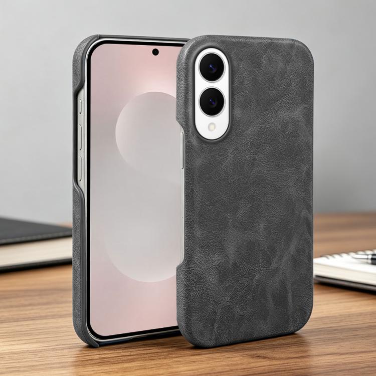 For Galaxy S25 Edge 5G Retro-skin Magnetic Vegan Leather Back Phone Case