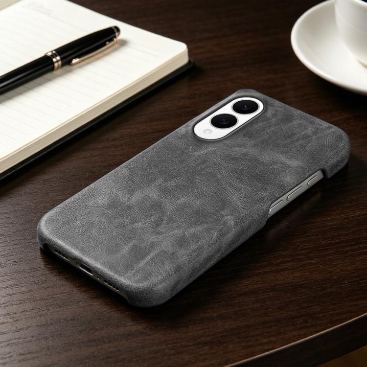 For Galaxy S25 Edge 5G Retro-skin Magnetic Vegan Leather Back Phone Case