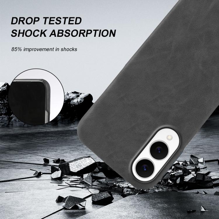 For Galaxy S25 Edge 5G Retro-skin Magnetic Vegan Leather Back Phone Case