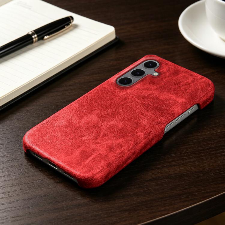 For Galaxy S24 FE 5G Retro-skin Magnetic Vegan Leather Back Phone Case