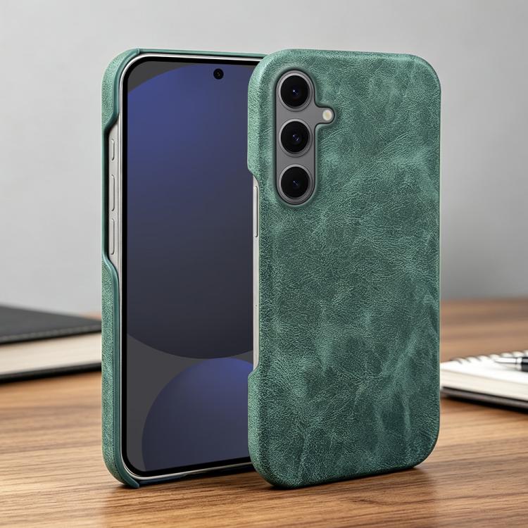 For Galaxy S24 FE 5G Retro-skin Magnetic Vegan Leather Back Phone Case