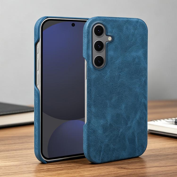 For Galaxy S24 FE 5G Retro-skin Magnetic Vegan Leather Back Phone Case