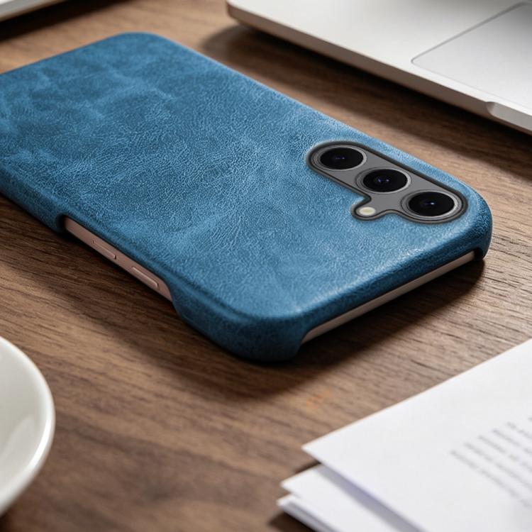For Galaxy S24 FE 5G Retro-skin Magnetic Vegan Leather Back Phone Case