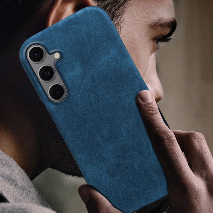 For Galaxy S24 FE 5G Retro-skin Magnetic Vegan Leather Back Phone Case