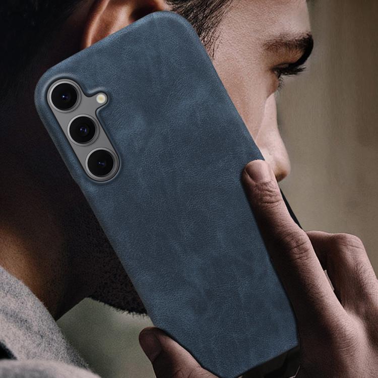 For Galaxy S24 FE 5G Retro-skin Magnetic Vegan Leather Back Phone Case