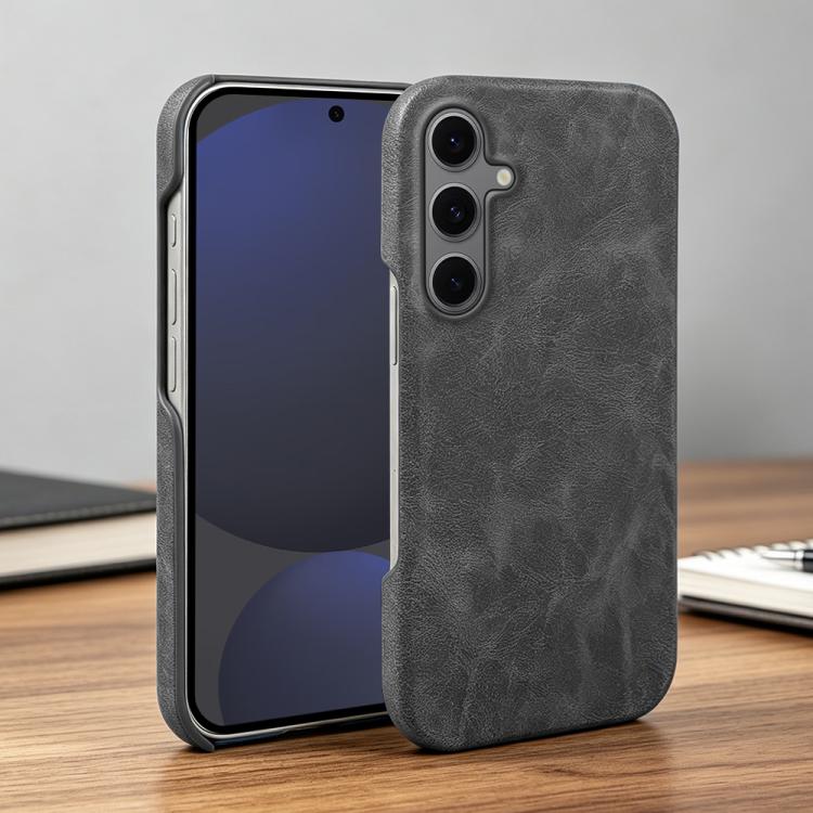 For Galaxy S24 FE 5G Retro-skin Magnetic Vegan Leather Back Phone Case