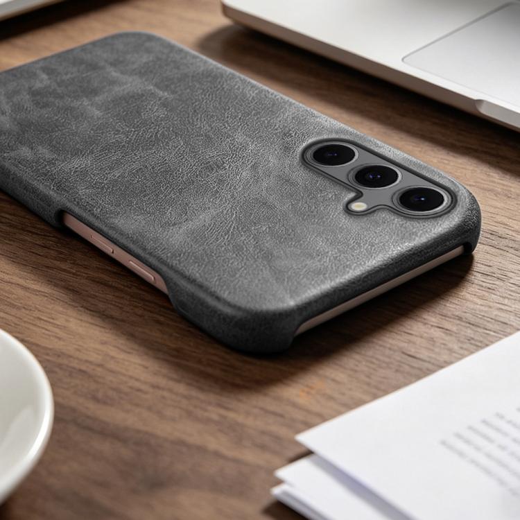 For Galaxy S24 FE 5G Retro-skin Magnetic Vegan Leather Back Phone Case