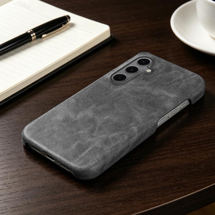 For Galaxy S24 FE 5G Retro-skin Magnetic Vegan Leather Back Phone Case