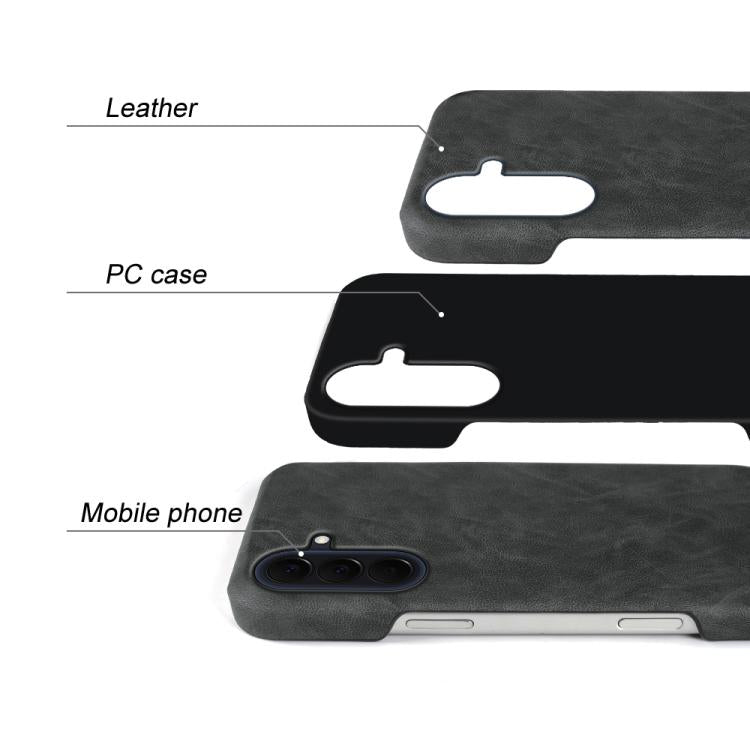 For Galaxy A57 5G Retro-skin Magnetic Vegan Leather Back Phone Case
