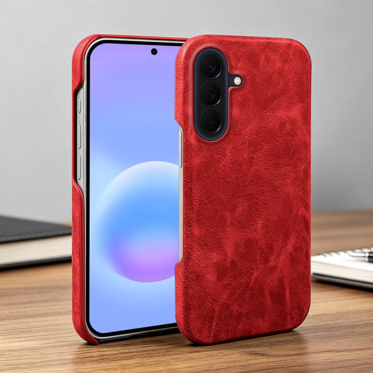 For Galaxy A57 5G Retro-skin Magnetic Vegan Leather Back Phone Case