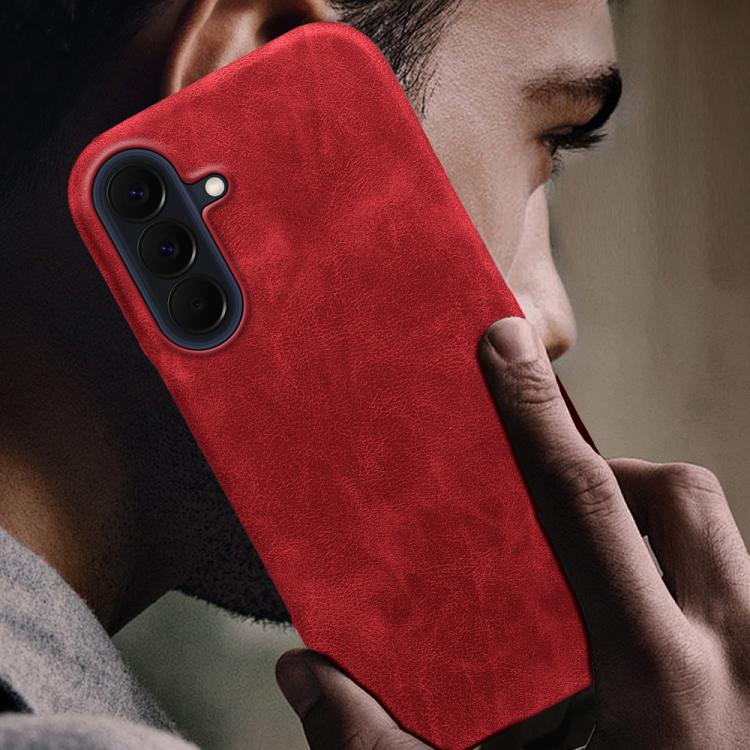 For Galaxy A57 5G Retro-skin Magnetic Vegan Leather Back Phone Case