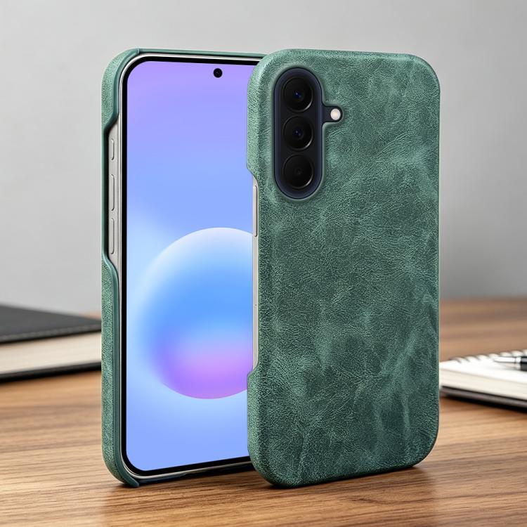 For Galaxy A57 5G Retro-skin Magnetic Vegan Leather Back Phone Case