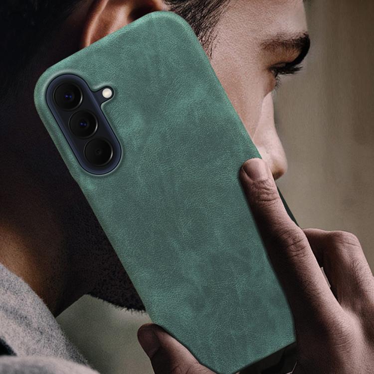 For Galaxy A57 5G Retro-skin Magnetic Vegan Leather Back Phone Case