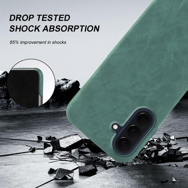 For Galaxy A57 5G Retro-skin Magnetic Vegan Leather Back Phone Case