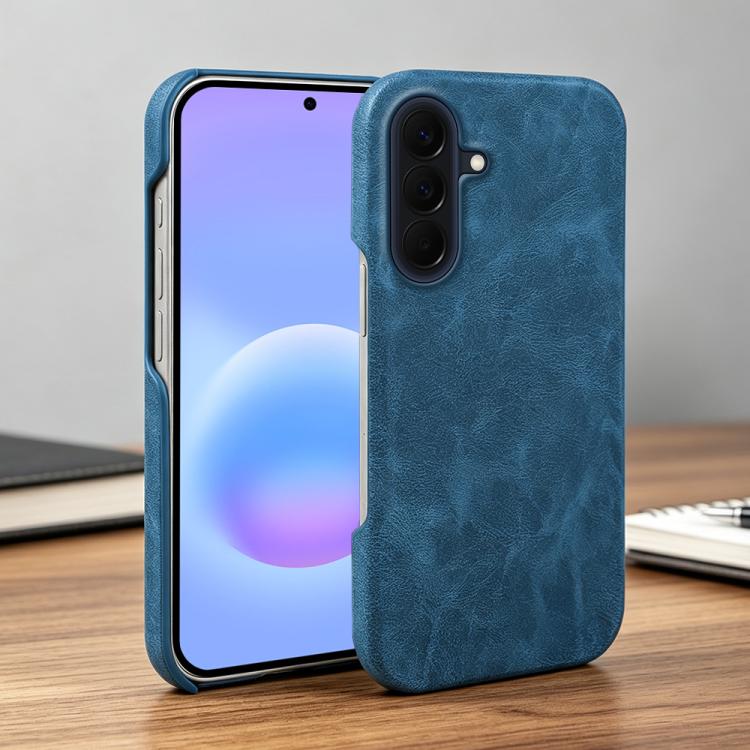 For Galaxy A57 5G Retro-skin Magnetic Vegan Leather Back Phone Case