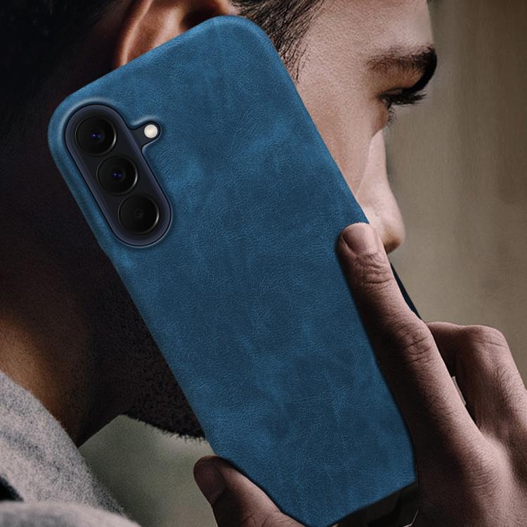 For Galaxy A57 5G Retro-skin Magnetic Vegan Leather Back Phone Case