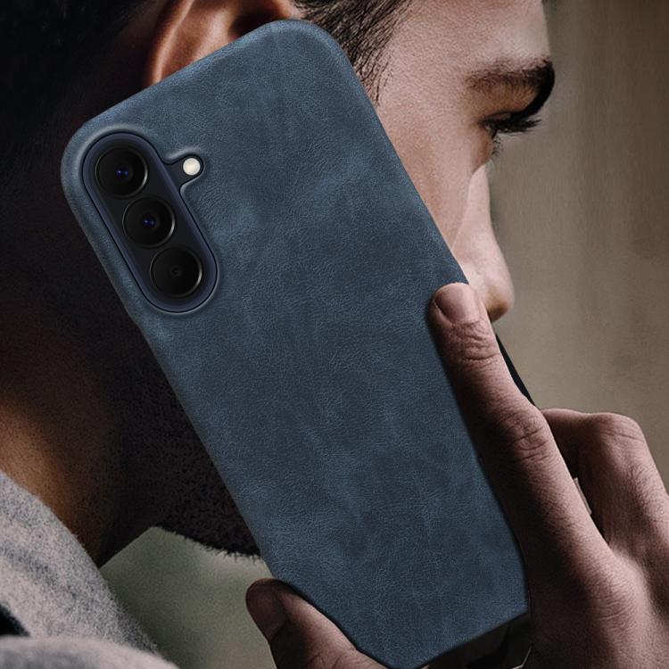 For Galaxy A57 5G Retro-skin Magnetic Vegan Leather Back Phone Case