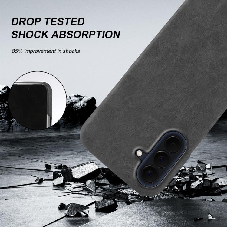 For Galaxy A57 5G Retro-skin Magnetic Vegan Leather Back Phone Case