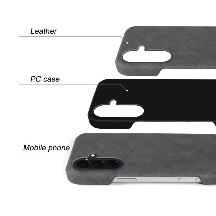 For Galaxy A57 5G Retro-skin Magnetic Vegan Leather Back Phone Case