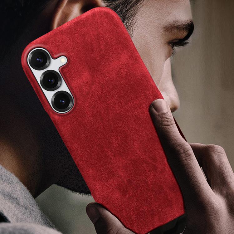 For Galaxy A55 5G Retro-skin Magnetic Vegan Leather Back Phone Case
