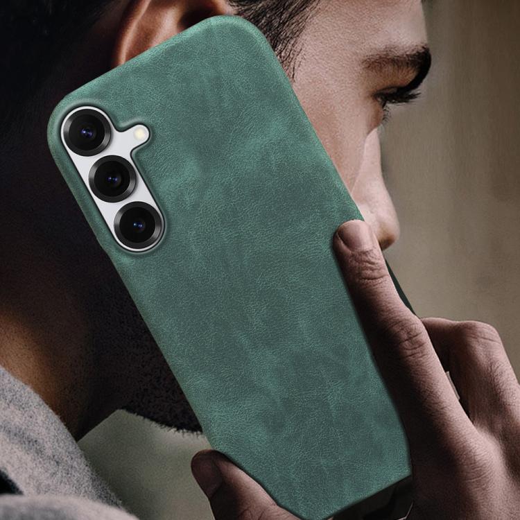 For Galaxy A55 5G Retro-skin Magnetic Vegan Leather Back Phone Case