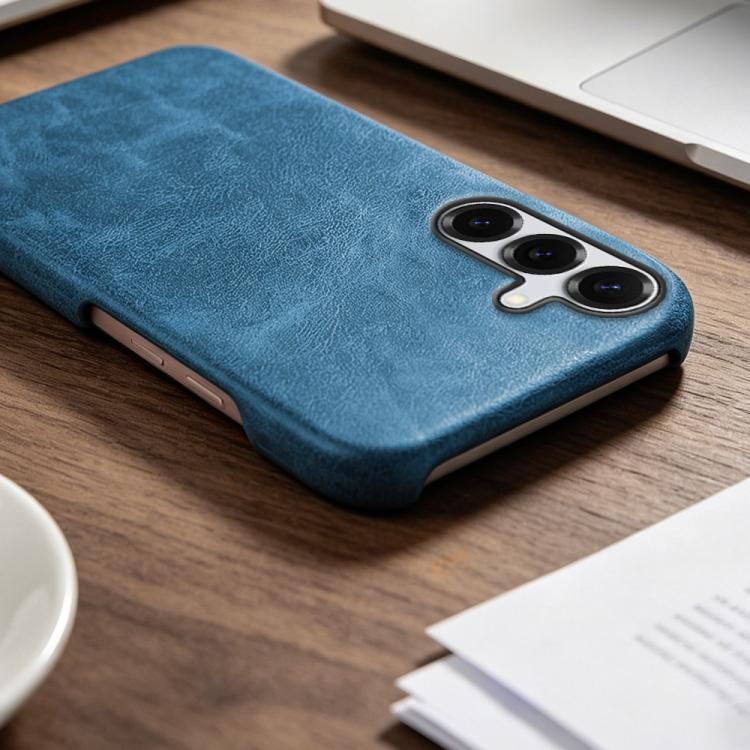 For Galaxy A55 5G Retro-skin Magnetic Vegan Leather Back Phone Case