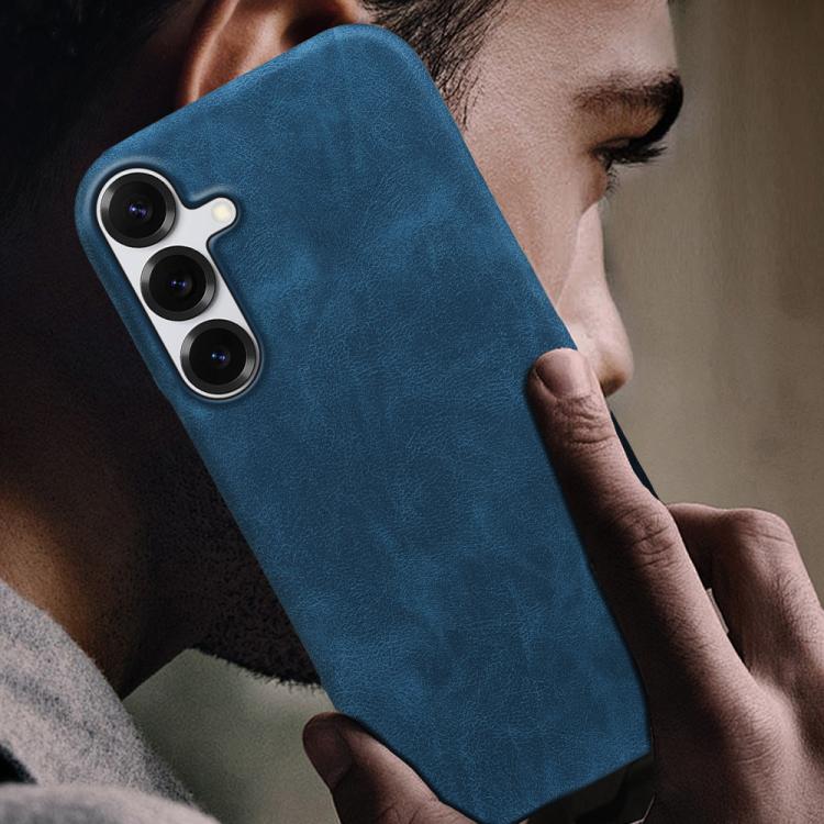 For Galaxy A55 5G Retro-skin Magnetic Vegan Leather Back Phone Case