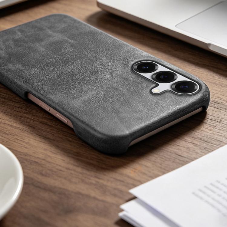 For Galaxy A55 5G Retro-skin Magnetic Vegan Leather Back Phone Case