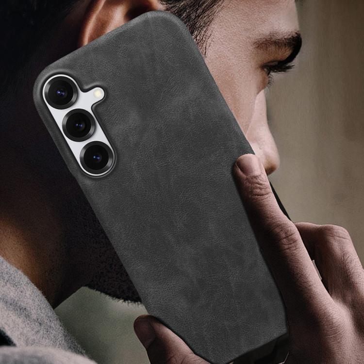 For Galaxy A55 5G Retro-skin Magnetic Vegan Leather Back Phone Case