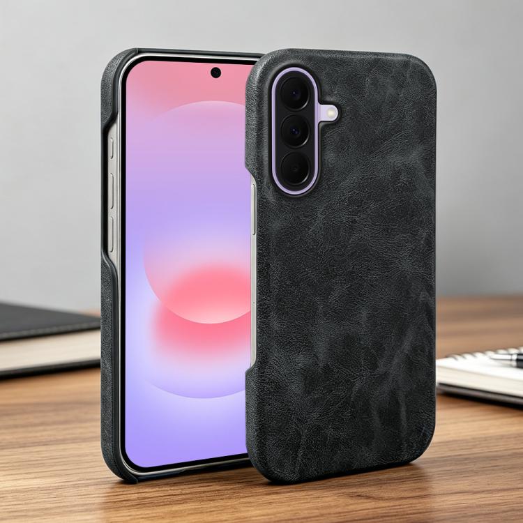 For Galaxy A37 Retro-skin Magnetic Vegan Leather Back Phone Case