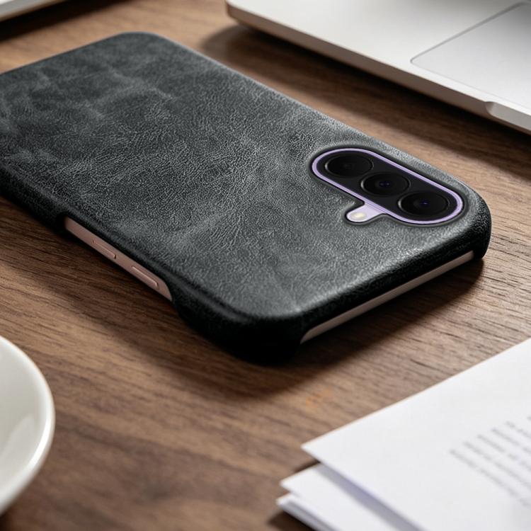 For Galaxy A37 Retro-skin Magnetic Vegan Leather Back Phone Case