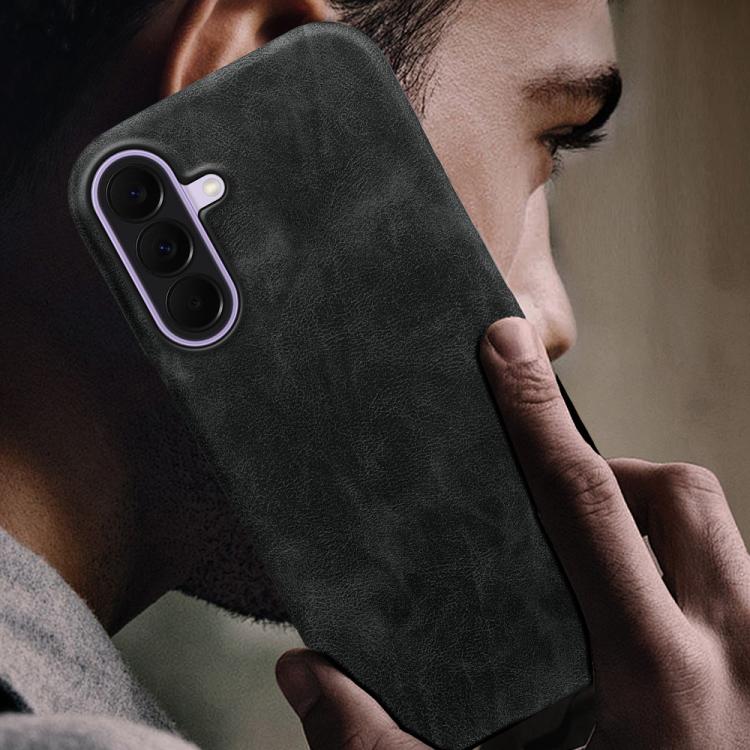 For Galaxy A37 Retro-skin Magnetic Vegan Leather Back Phone Case