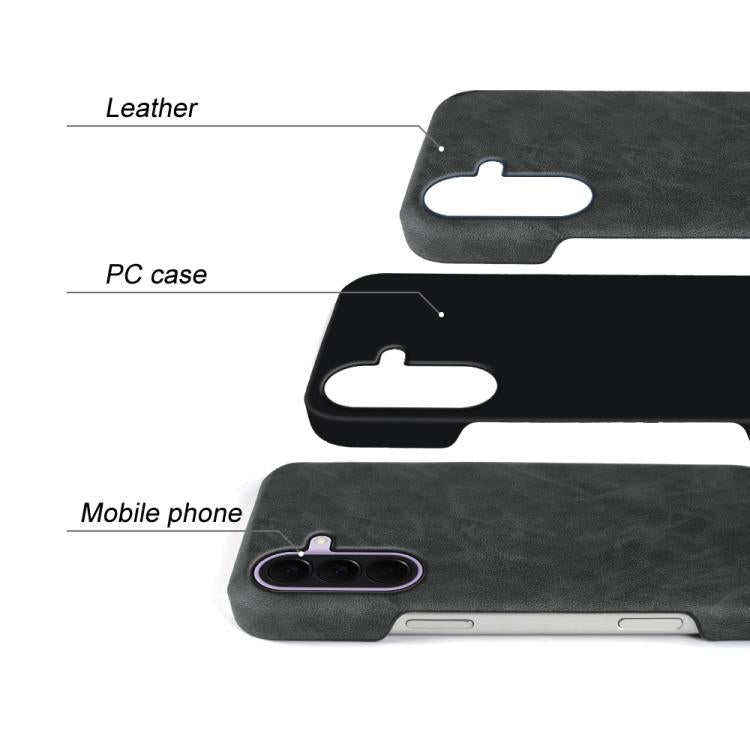 For Galaxy A37 Retro-skin Magnetic Vegan Leather Back Phone Case