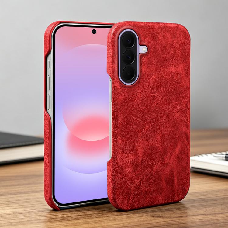 For Galaxy A37 Retro-skin Magnetic Vegan Leather Back Phone Case
