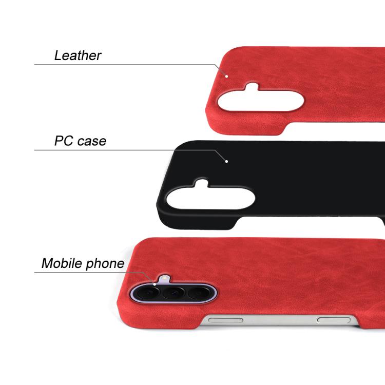 For Galaxy A37 Retro-skin Magnetic Vegan Leather Back Phone Case