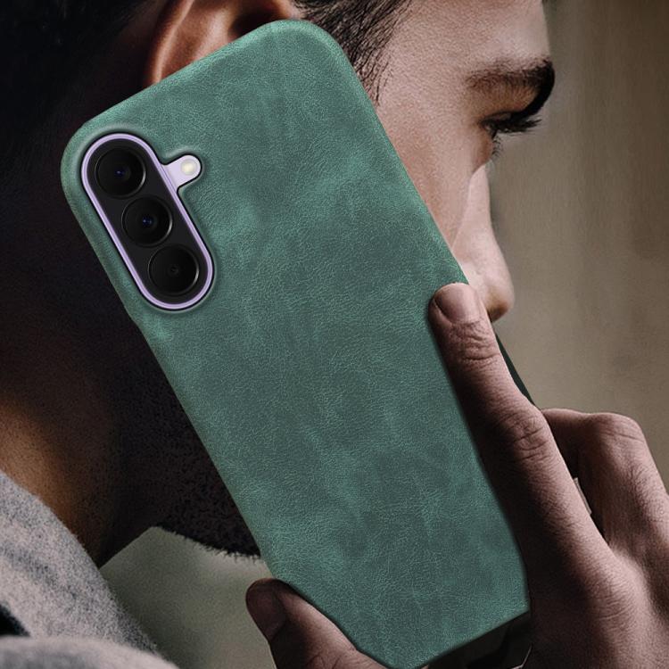 For Galaxy A37 Retro-skin Magnetic Vegan Leather Back Phone Case