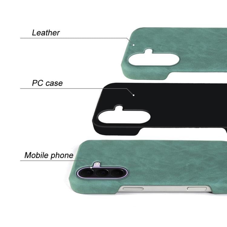For Galaxy A37 Retro-skin Magnetic Vegan Leather Back Phone Case