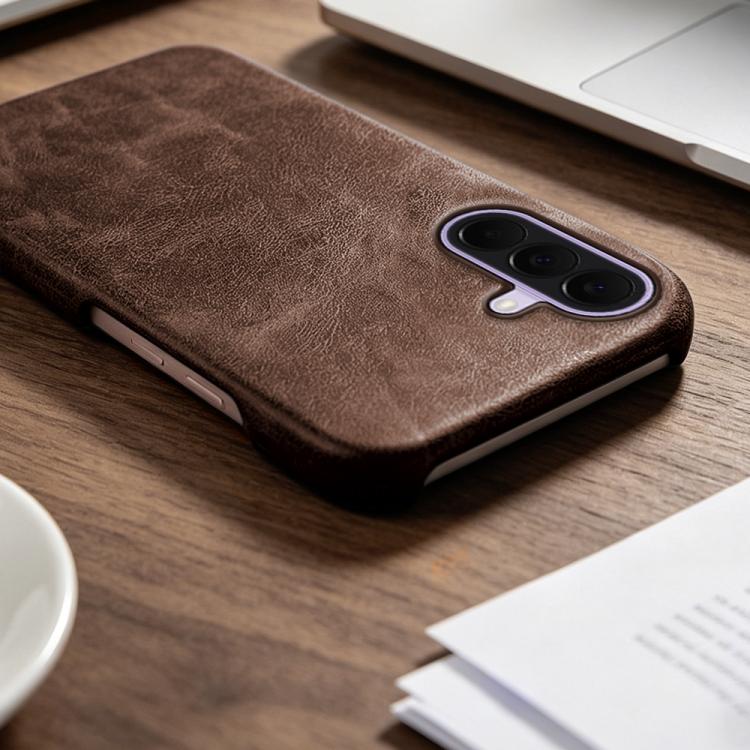 For Galaxy A37 Retro-skin Magnetic Vegan Leather Back Phone Case