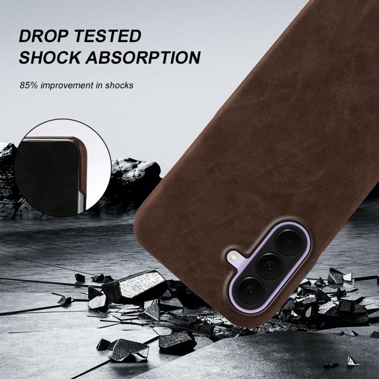 For Galaxy A37 Retro-skin Magnetic Vegan Leather Back Phone Case