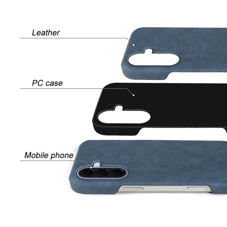 For Galaxy A37 Retro-skin Magnetic Vegan Leather Back Phone Case
