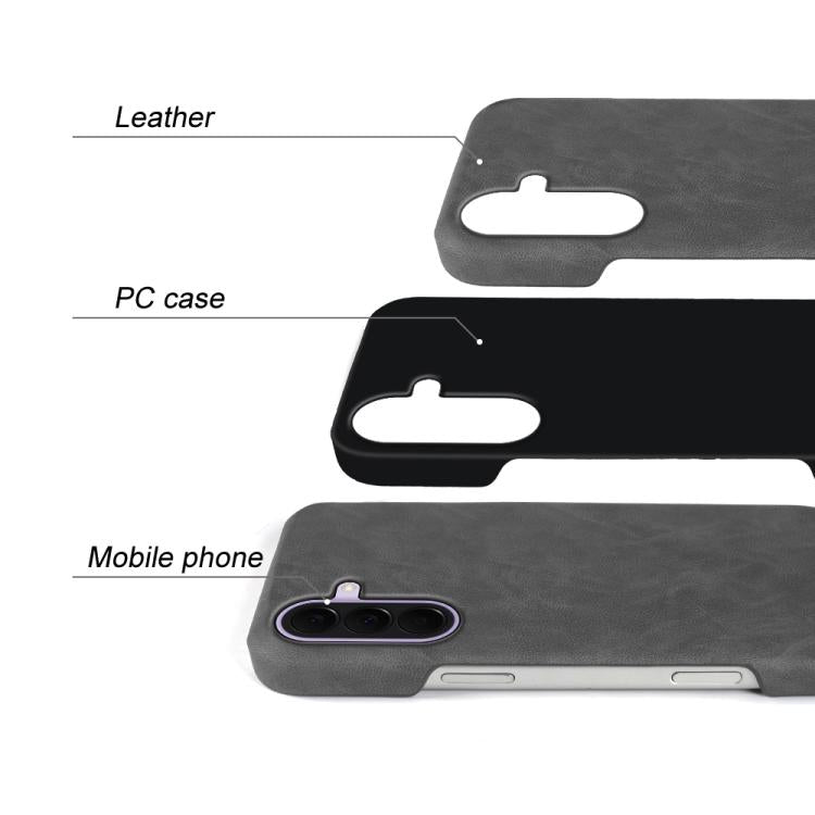 For Galaxy A37 Retro-skin Magnetic Vegan Leather Back Phone Case