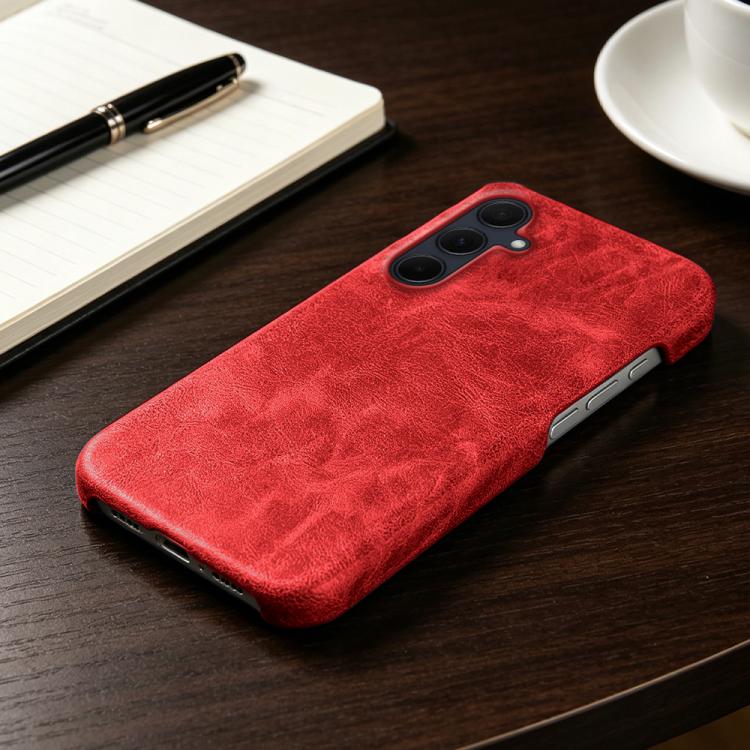 For Galaxy A35 5G Retro-skin Magnetic Vegan Leather Back Phone Case