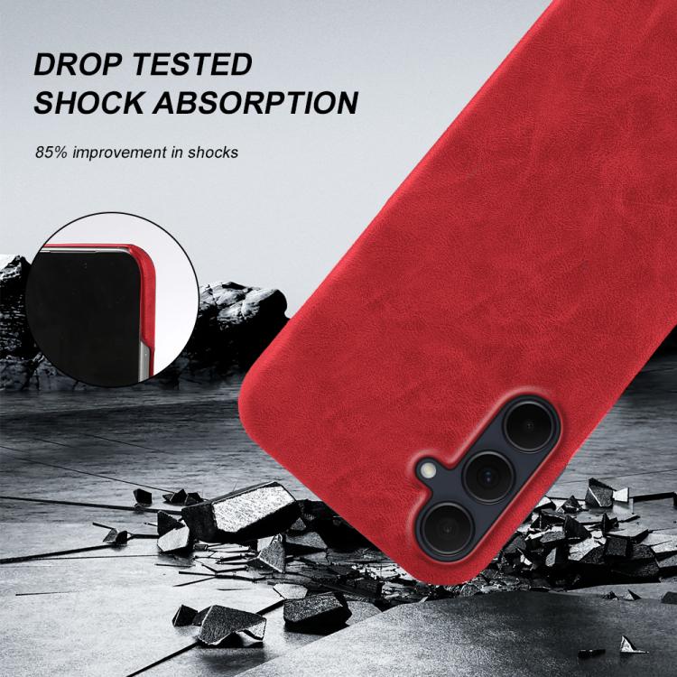 For Galaxy A35 5G Retro-skin Magnetic Vegan Leather Back Phone Case
